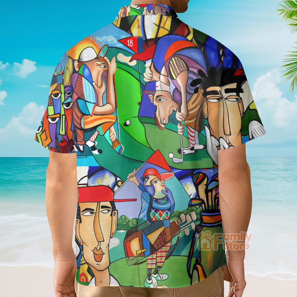 Golf That's What I Do I Play Golf I Know Thing - Hawaiian Shirt