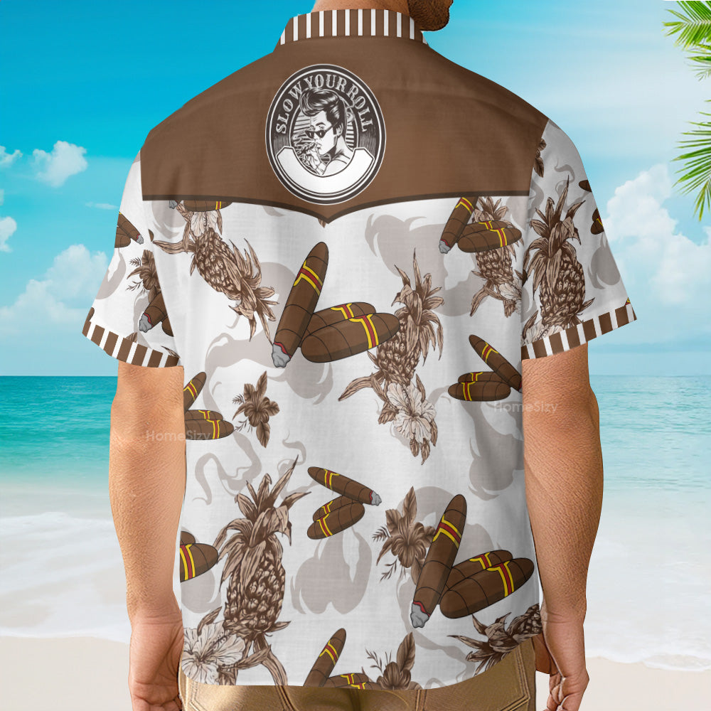 Cigar Men's Button's Up Shirts - Hawaiian Shirt