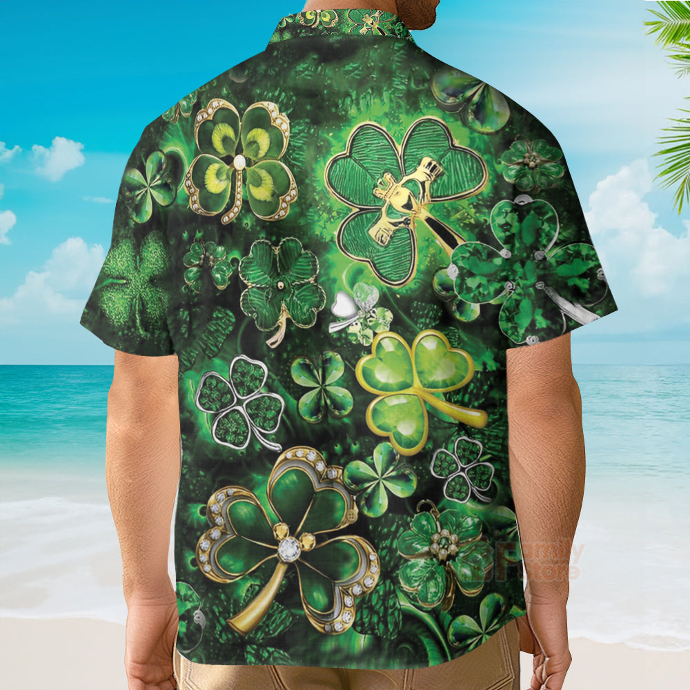 Irish Pride Happy St Patricks Day Hawaiian Aloha Hawaii Shirts
