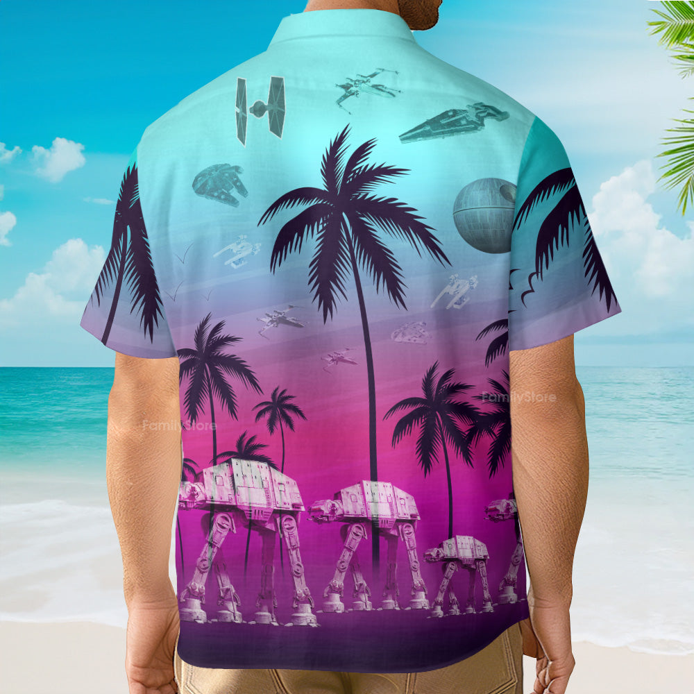 Starwars Summer Beaches - Hawaiian Shirt For Men, Women, Kids
