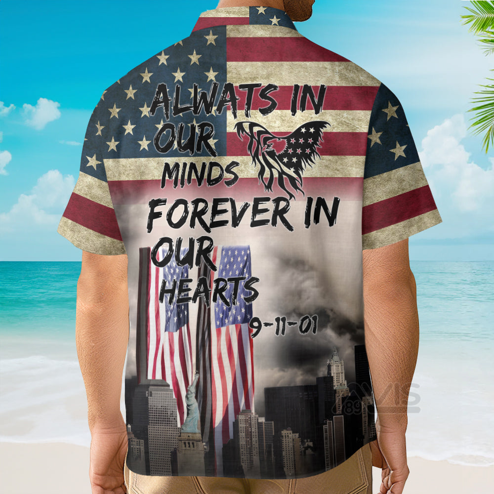 USA Never Forget 9-11 Aloha - Hawaiian Shirt