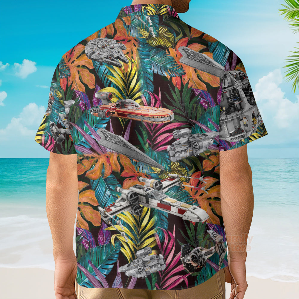 Star wars Lego Ship Tropical - Hawaiian Shirt