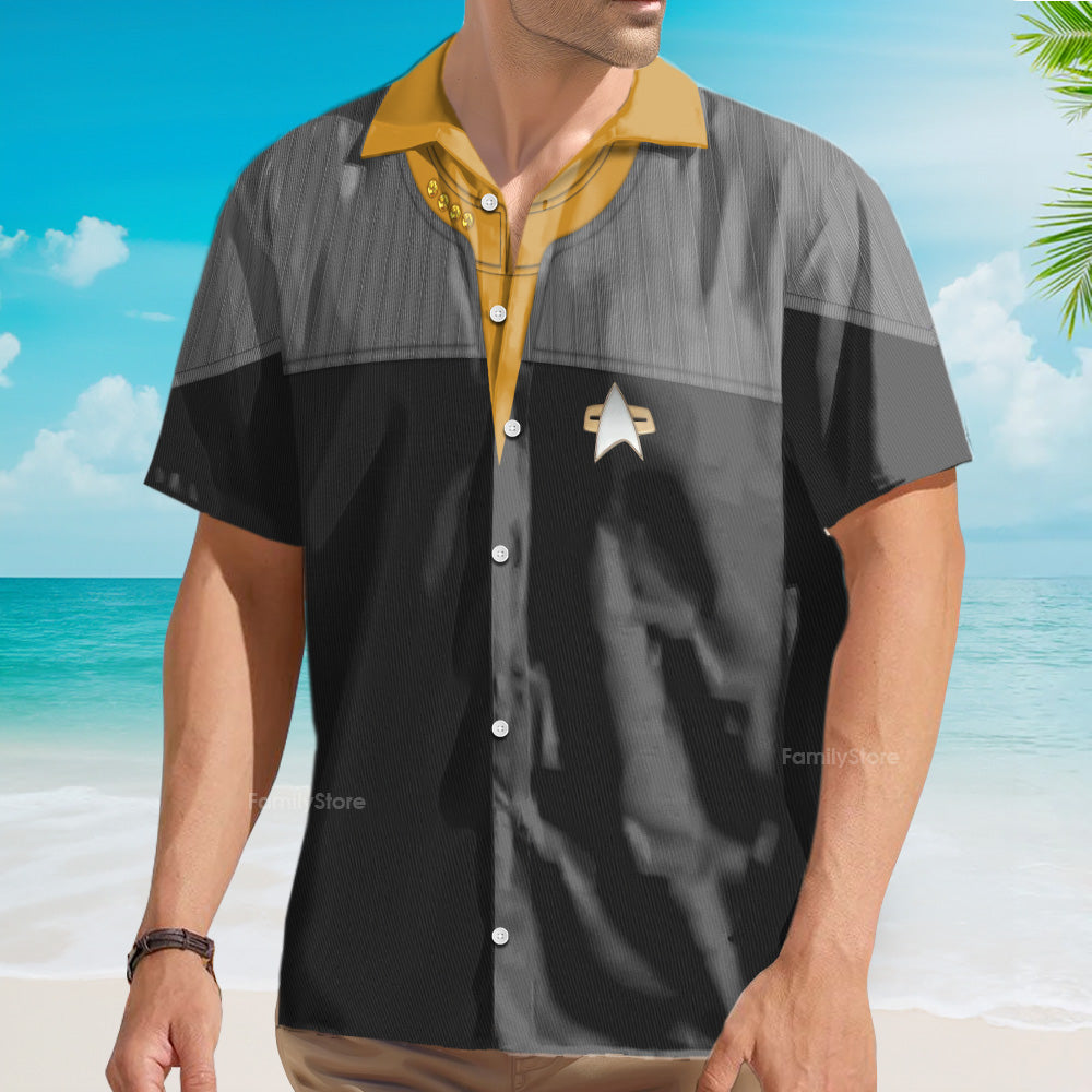 SaTr Standard Uniform 2370s Operations Division Cool Hawaiian Shirt