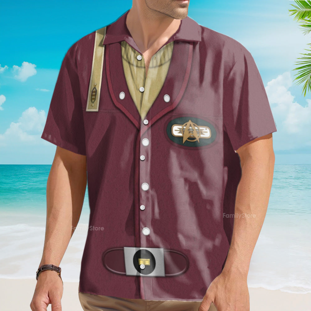 SaTr The Officer's Vest Hawaiian Shirt
