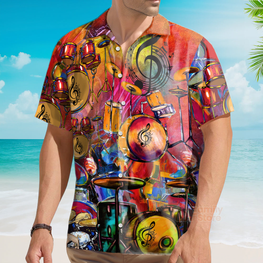 Drum Life Is Better With A Drummer - Hawaiian Shirt