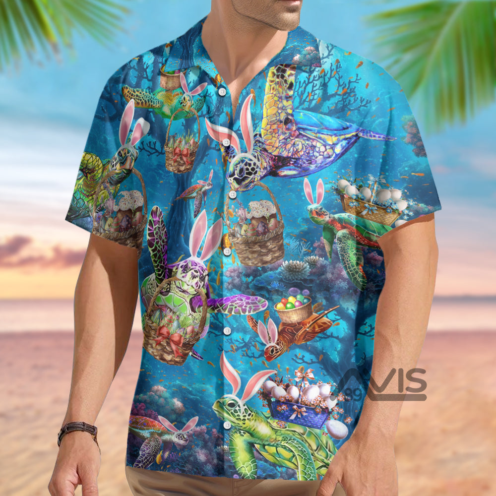 Wishing You A Turtley Awesome Easter - Hawaiian Shirt