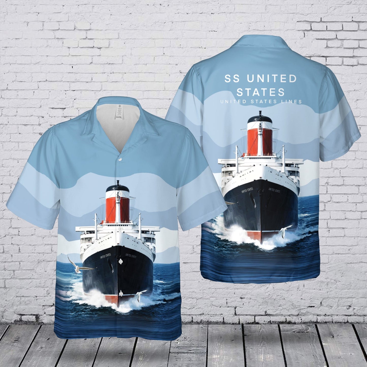 SS United States Hawaiian Shirt