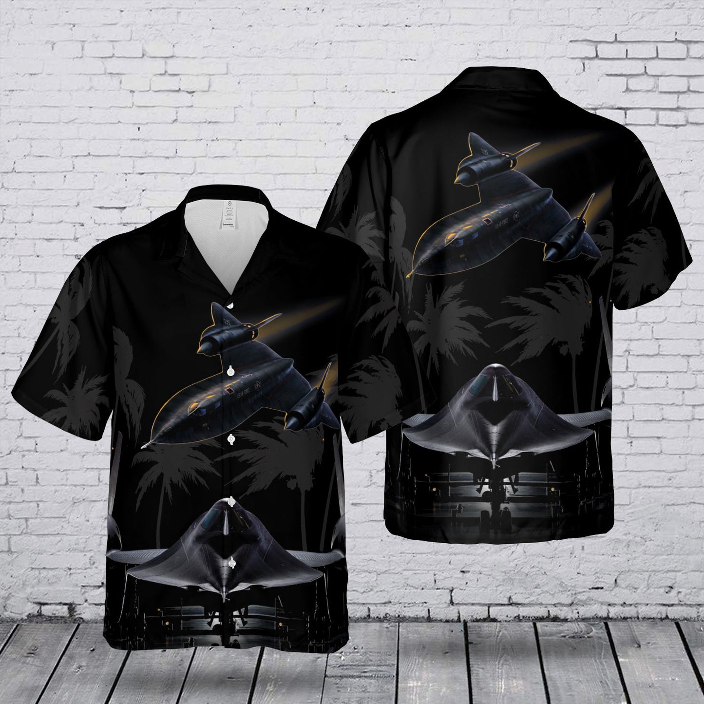 USAF SR-71 Blackbird Hawaiian Shirt