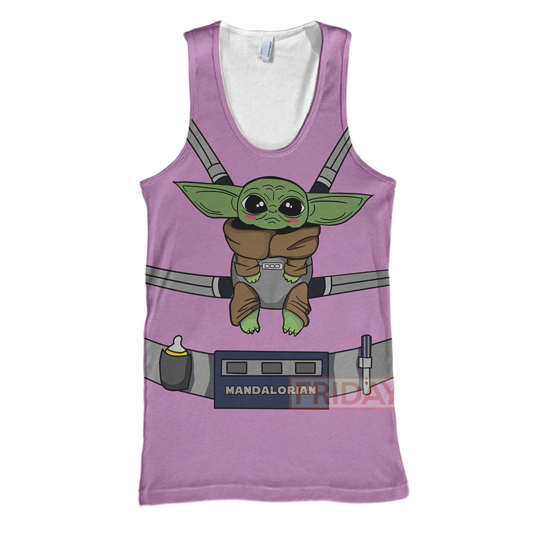 SW T-shirt Baby Yoda Mando Carrier 3D Print Hoodie Baby Yoda Pink Hoodie SW Hoodie Sweater Tank 2026