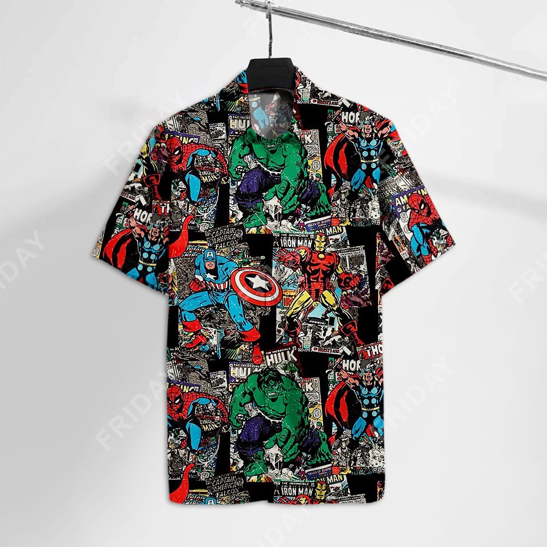 MV Superheroes Comic Hawaii Tshirt