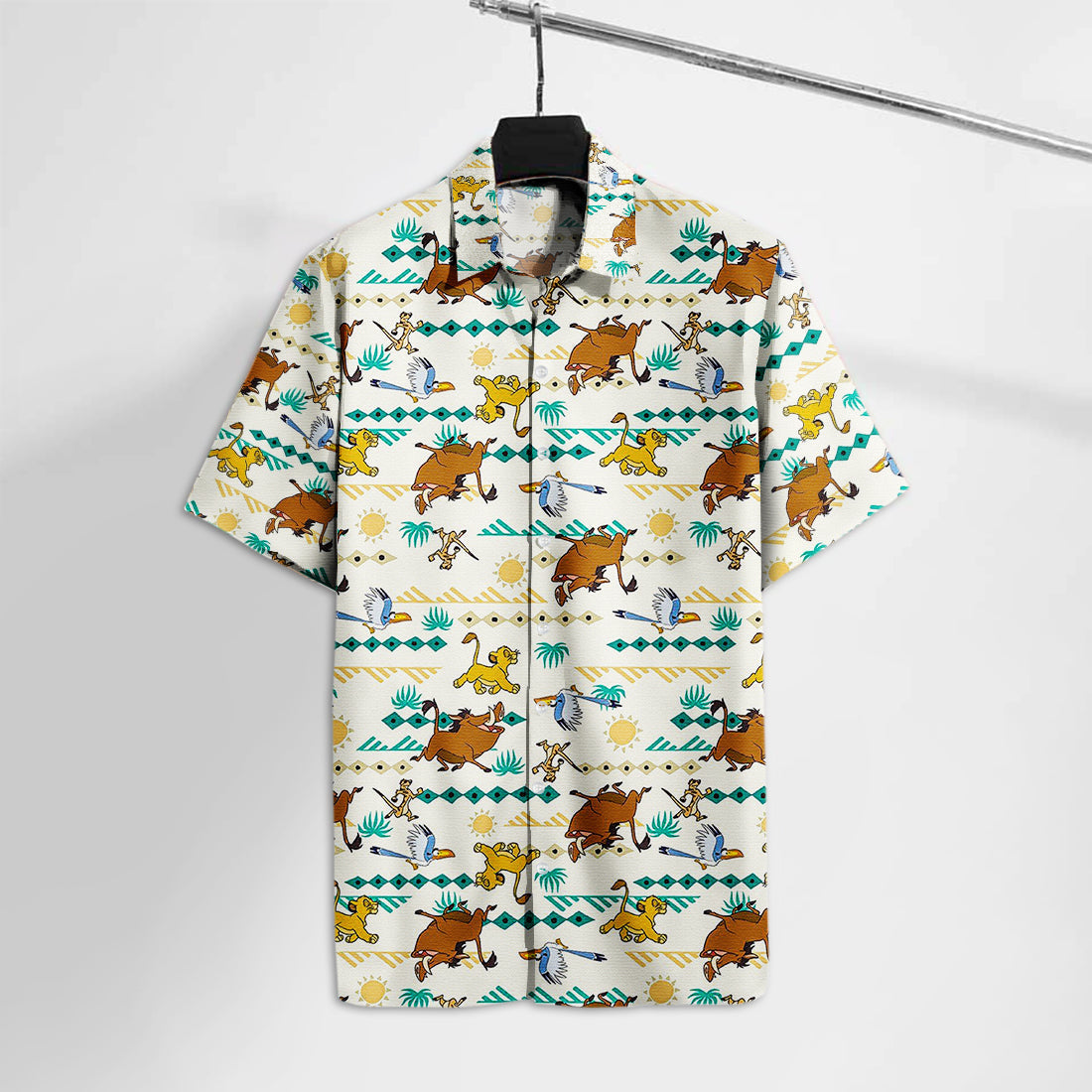 LK DN Hawaiian Shirt Baby Lion And Friends Hawaii Tshirt Awesome High Quality LK DN Aloha Shirt