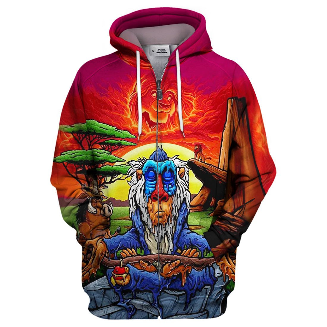 LK T-shirt Mediating Rafiki 3D Print T-shirt Awesome DN Hoodie Sweater Tank
