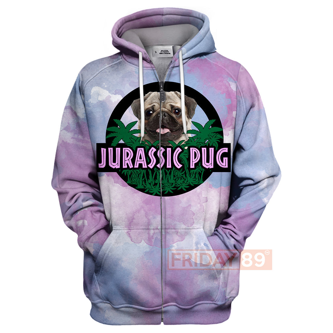 Dog Hoodie Jurassic Pug Tie Dye T-shirt Amazing High Quality Dog Shirt Sweater Tank 2026