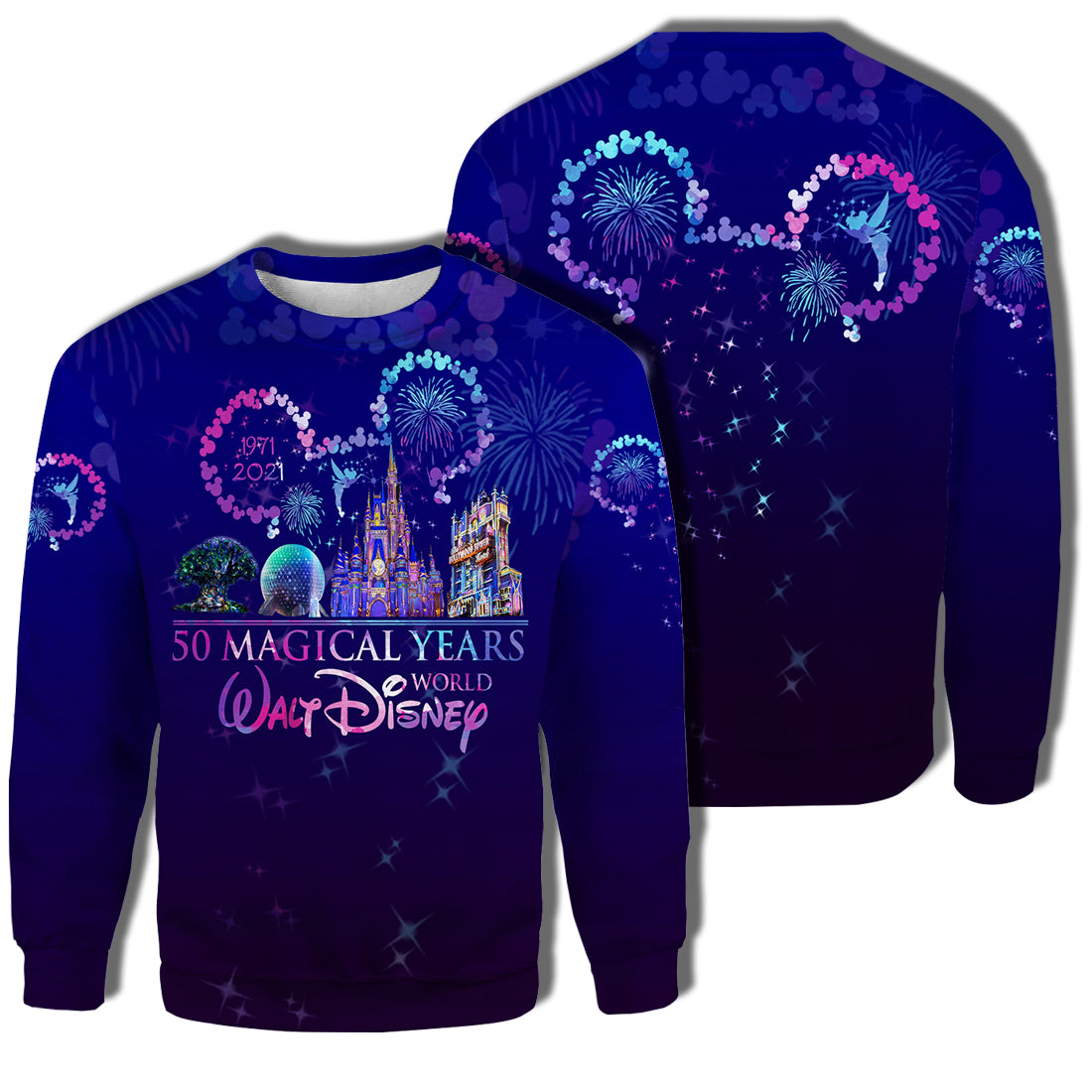 DN T-shirt 50 Magical Years Walt DN World Hoodie DN Hoodie