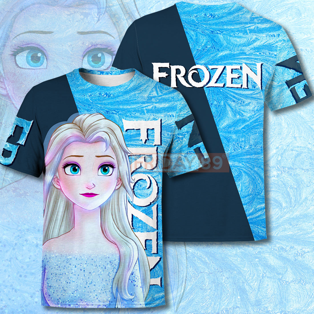 Frozen T-shirt Beauty Elsa Disney Princess Frozen 3D PRINT T-shirt Awesome DN Elsa Hoodie Sweater Tank