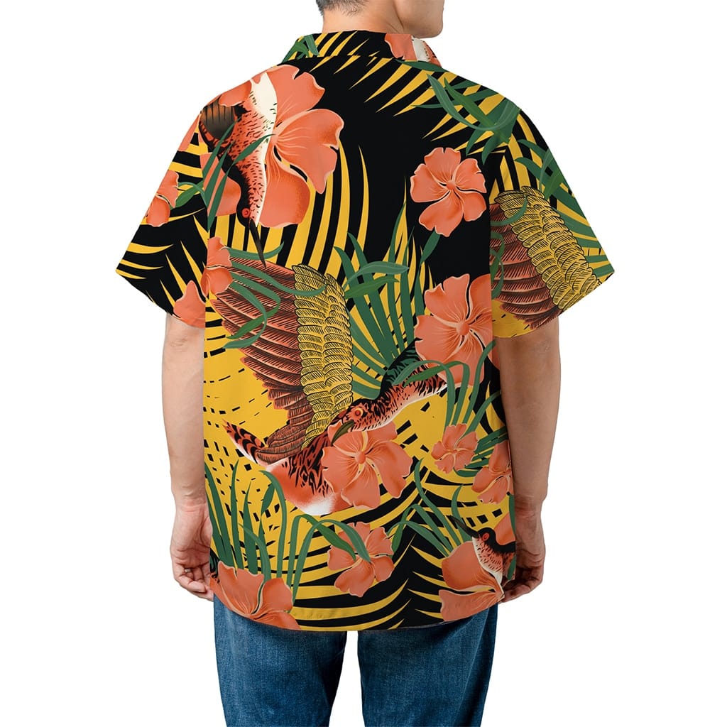 The Big Lebowski The Dude Medina Sod Bowling Pocket Hawaiian Shirt - Tazila
