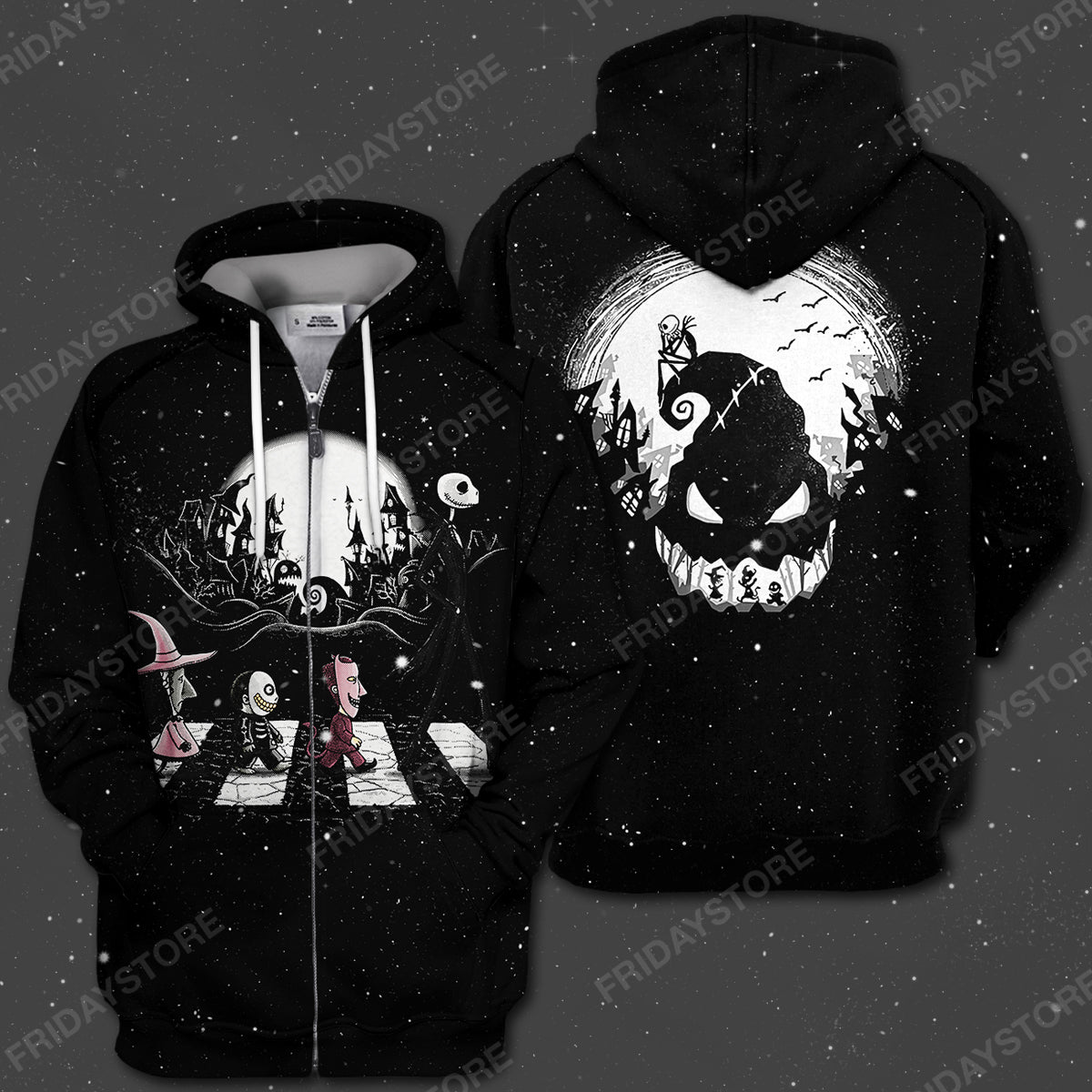 TNBC T-shirt Crossing Road In Nightmare Halloween Black T-shirt Cool High Quality TNBC Hoodie Sweater Tank 2026