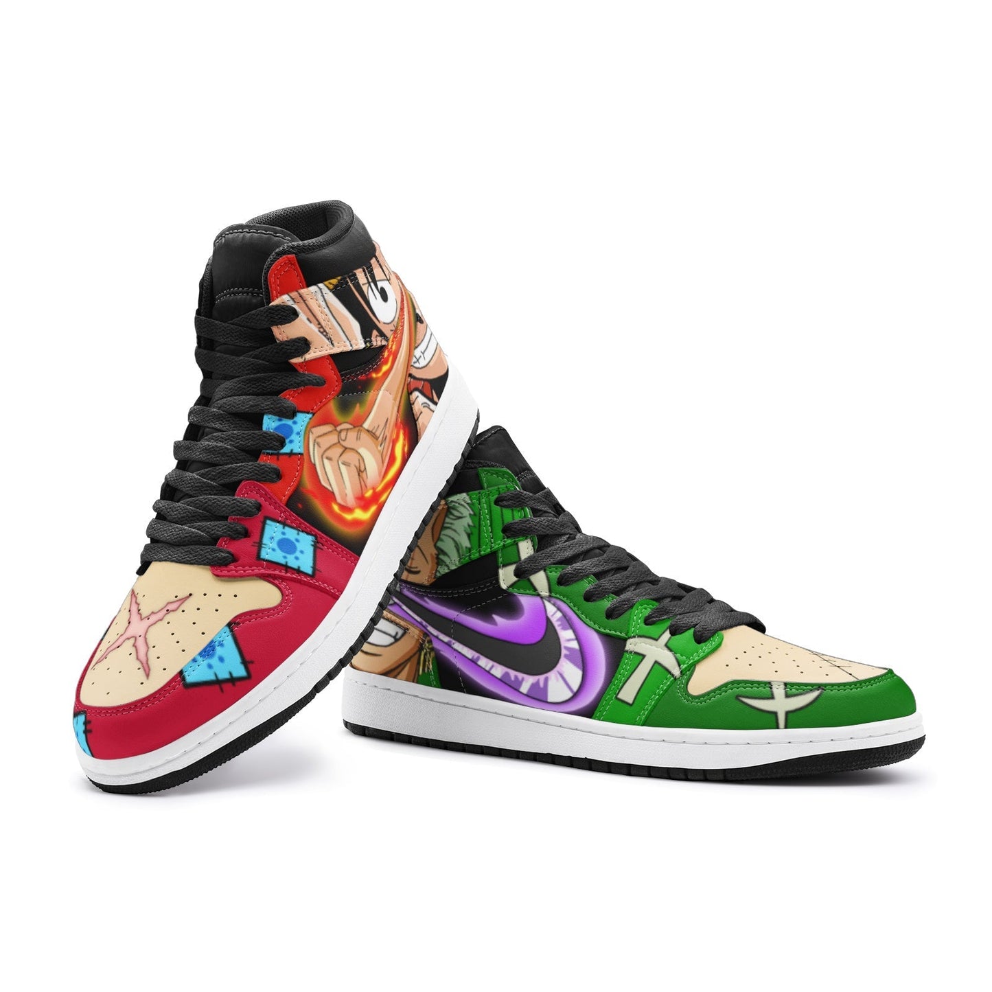Zoro and Luffy One Piece JD1 Shoes