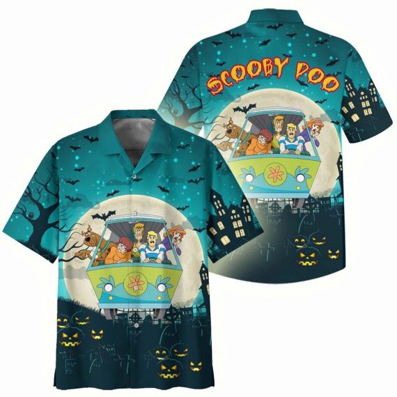 NoClaws Scooby-Doo Hawaiian Shirt Scooby Poo Scary Halloween Hawaii Shirt Amazing Scooby-Doo Aloha Shirt