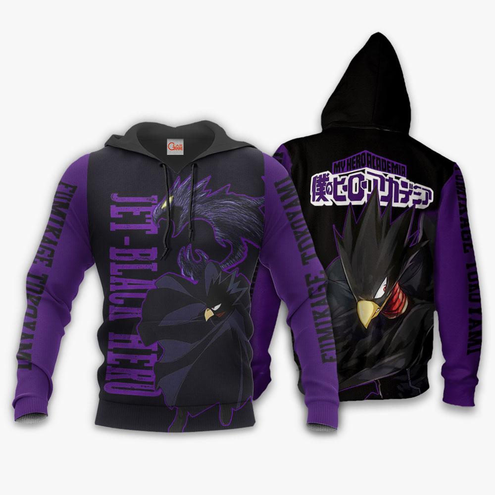 My Hero Academia Hoodie Boku No Hero Academia Apparel Fumikage Tokoyami Purple Hoodie