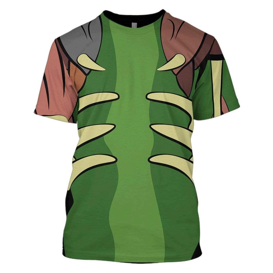 Rick And Morty T-shirt Pickle Rick Costume Green T-shirt Hoodie   Apparel For Fan