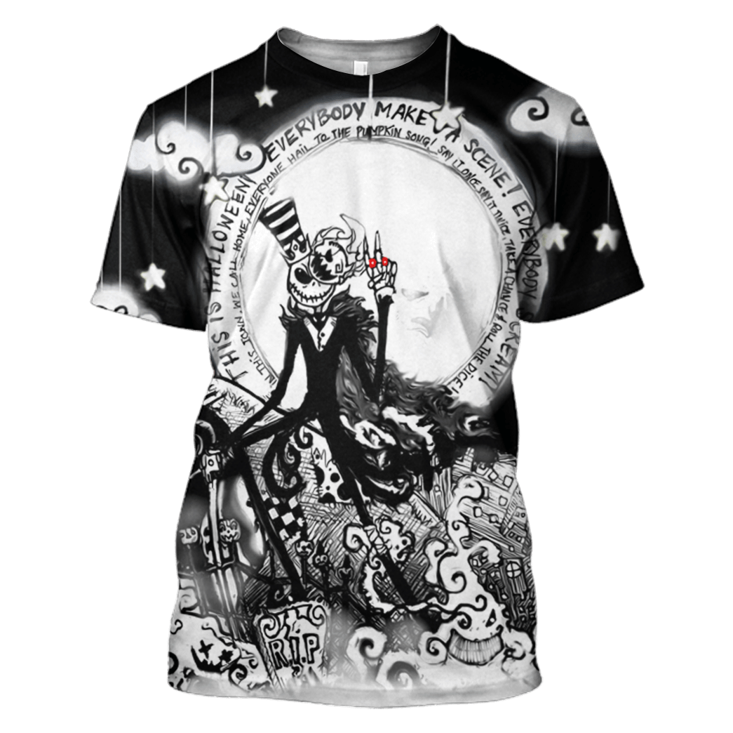 TNBC Shirt Everybody Make A Scene Jack Painting Black White Hoodie Apparel
