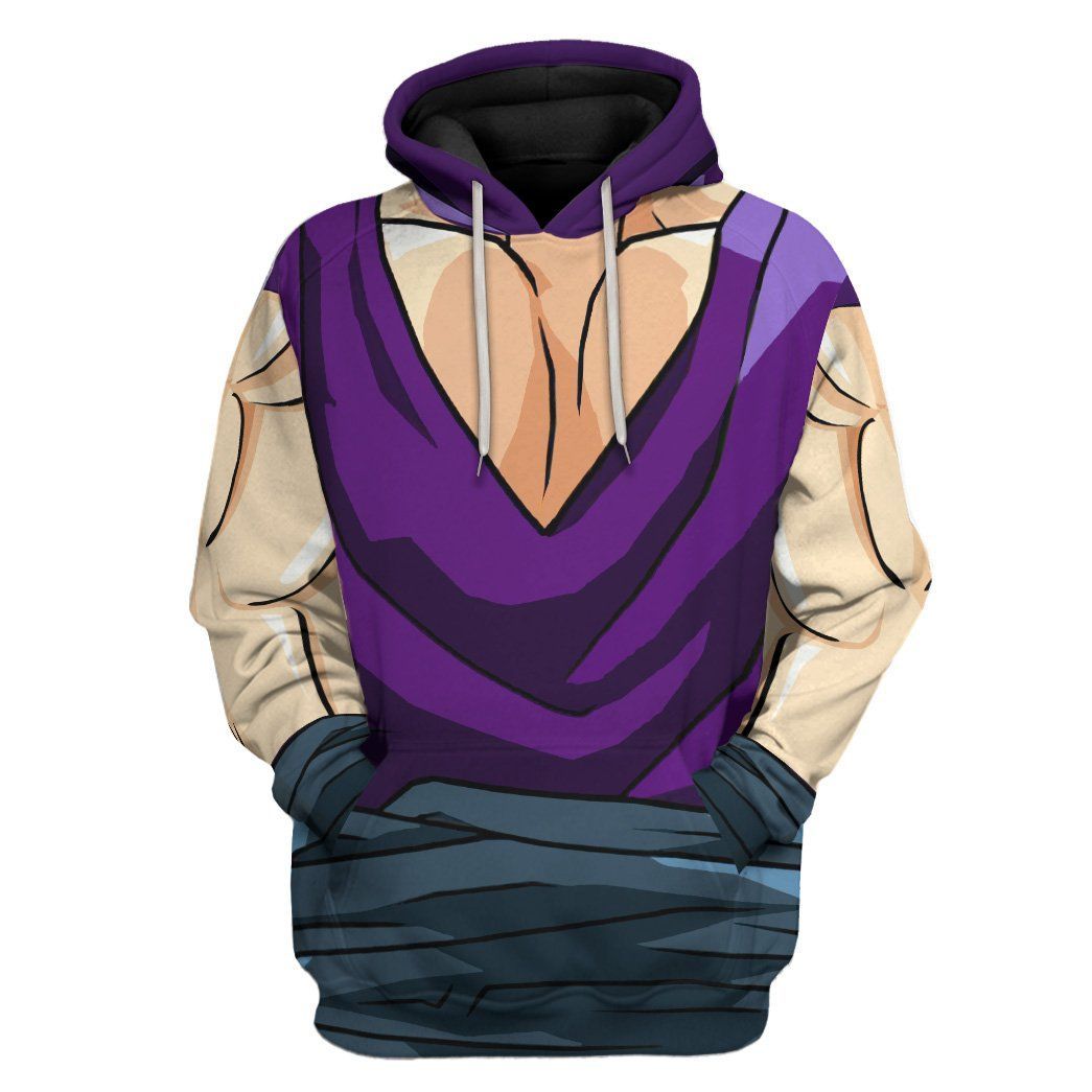 Dragon Ball Z Hoodie Son Gohan In Dragon Ball Z Costume 3d Hoodie