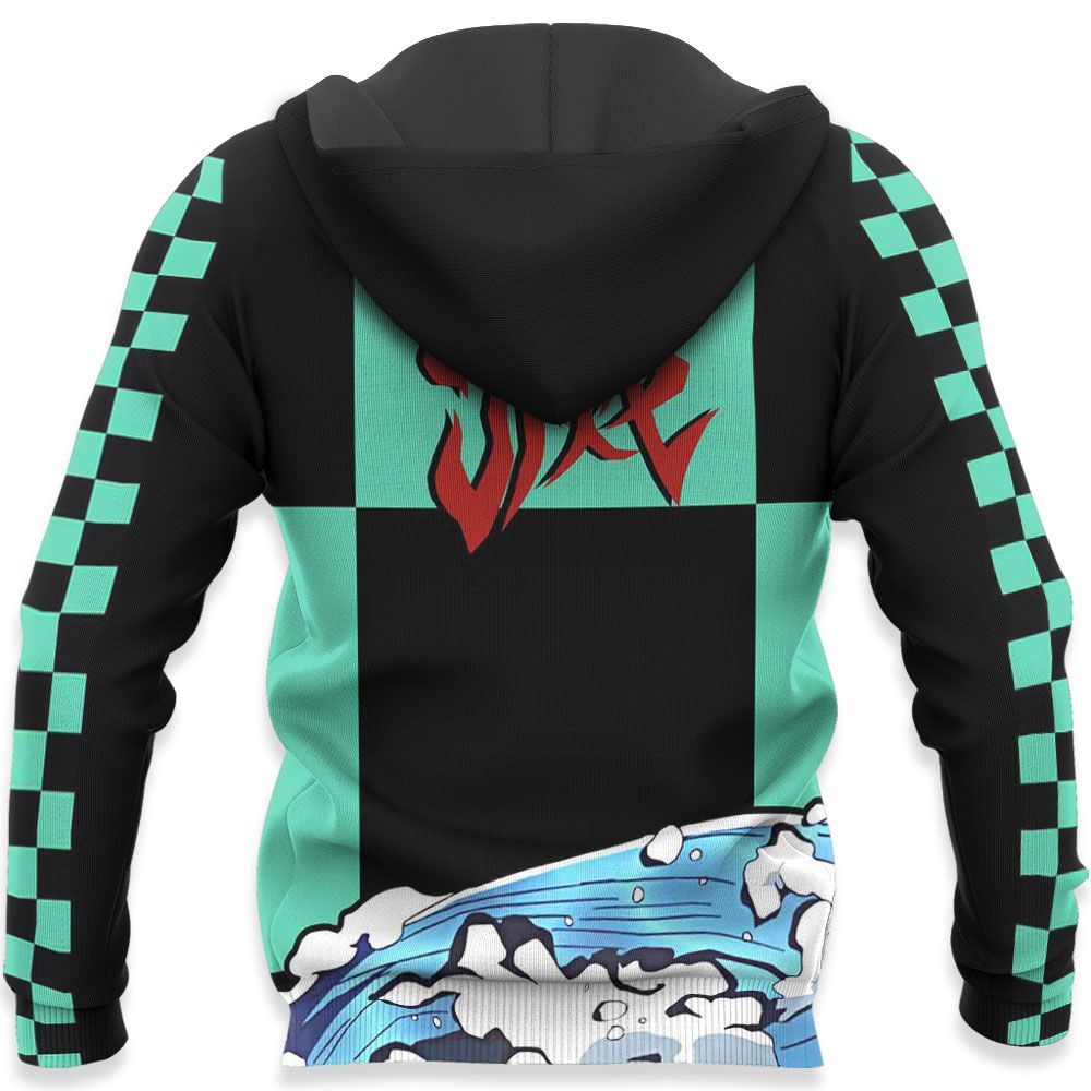 Demon Slayer Hoodie Kyojuro Rengoku Fire Orange Black Hoodie Demon Slayer Apparel