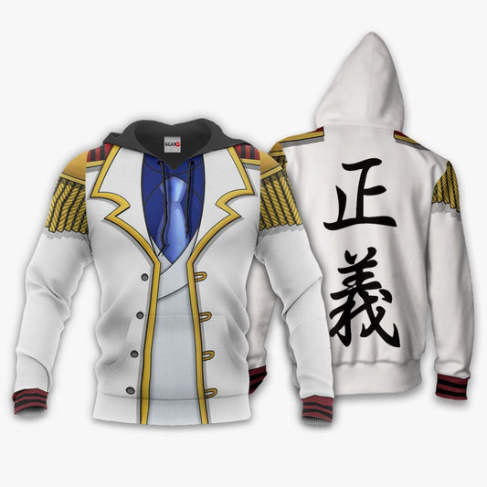 One Piece Hoodie One Piece Monkey D. Garp Costume Hoodie