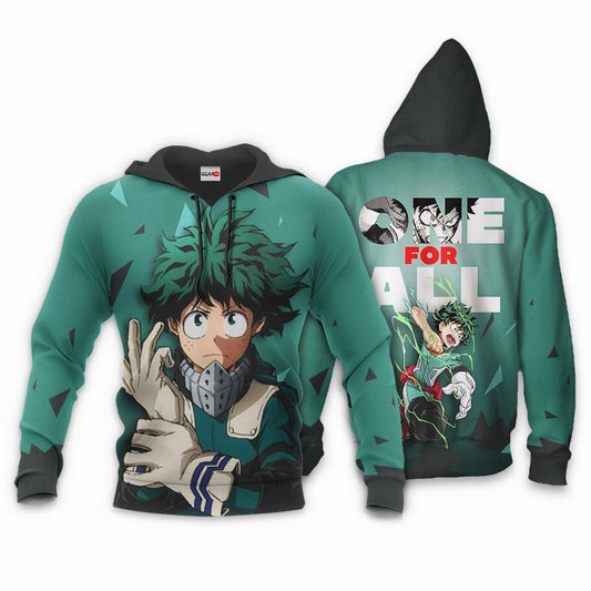 My Hero Academia Hoodie Izuku Midoriya One For All Hoodie