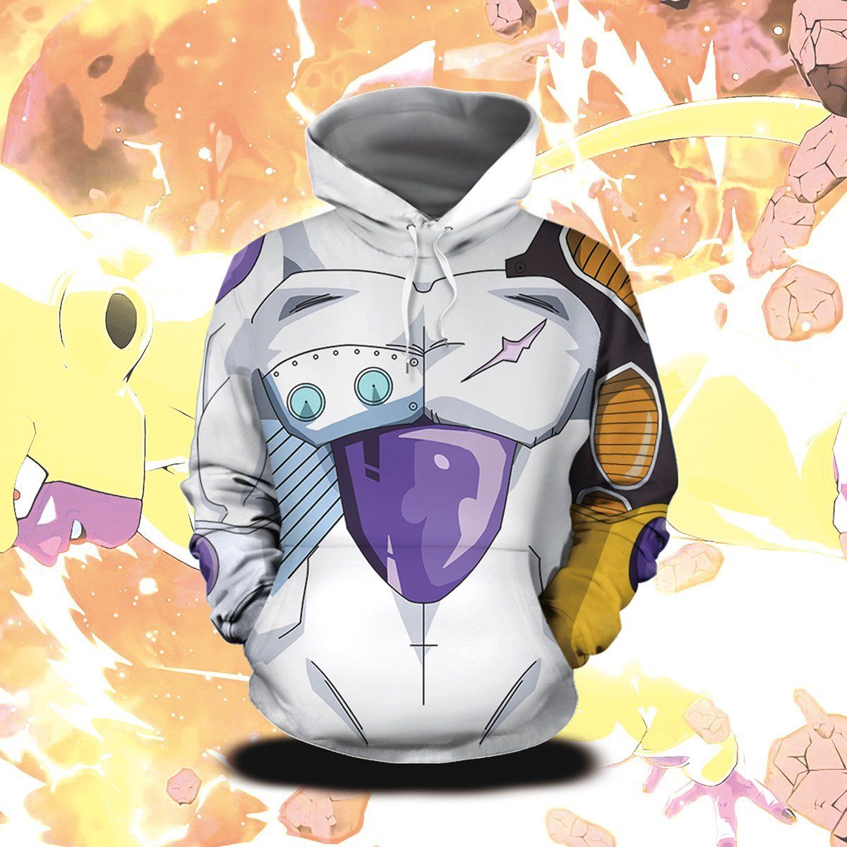 Dragon Ball Z Hoodie Kakarot Golden Frieza Costume 3d Hoodie Apparel For Anime Fan