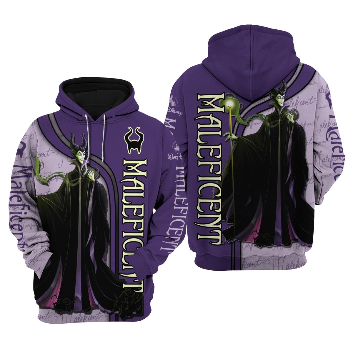 DN Hoodie DN Villain Maleficient Purple Hoodie