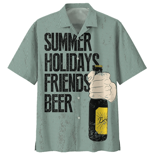 Gifury Beer Hawaiian Shirt Summer Holidays Friends Beer Aloha Shirt Beer Hawaii Shirt 2022