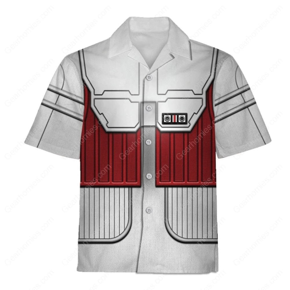 SaTr ST First Contact Captain Picard EVA Suit Cool Hawaiian Shirt