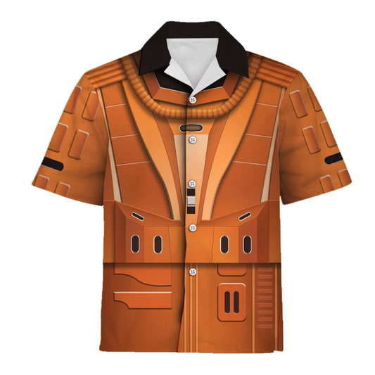 SaTr Spock Space Suit Cool Hawaiian Shirt