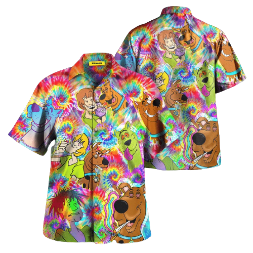 NoClaws Scooby-Doo Hawaiian Shirt Groovy Scooby Doo High Hawaii Shirt Cute Scooby-Doo Aloha Shirt