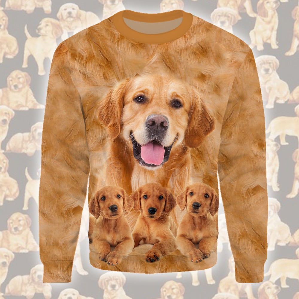 Golden Retriever Great Funny Button's Up Shirts - Hawaiian Shirt
