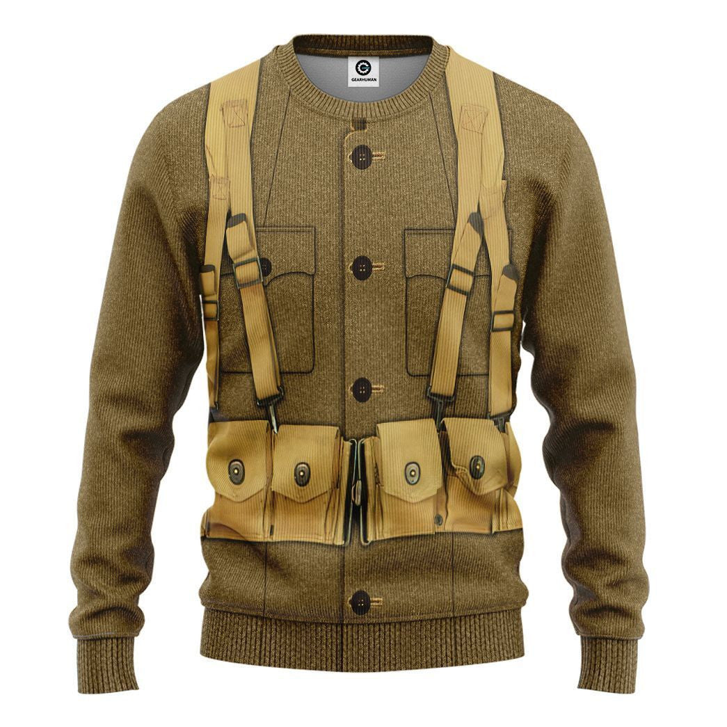 WWI Soldier Custom Cosplay Costume Hoodie QT210450