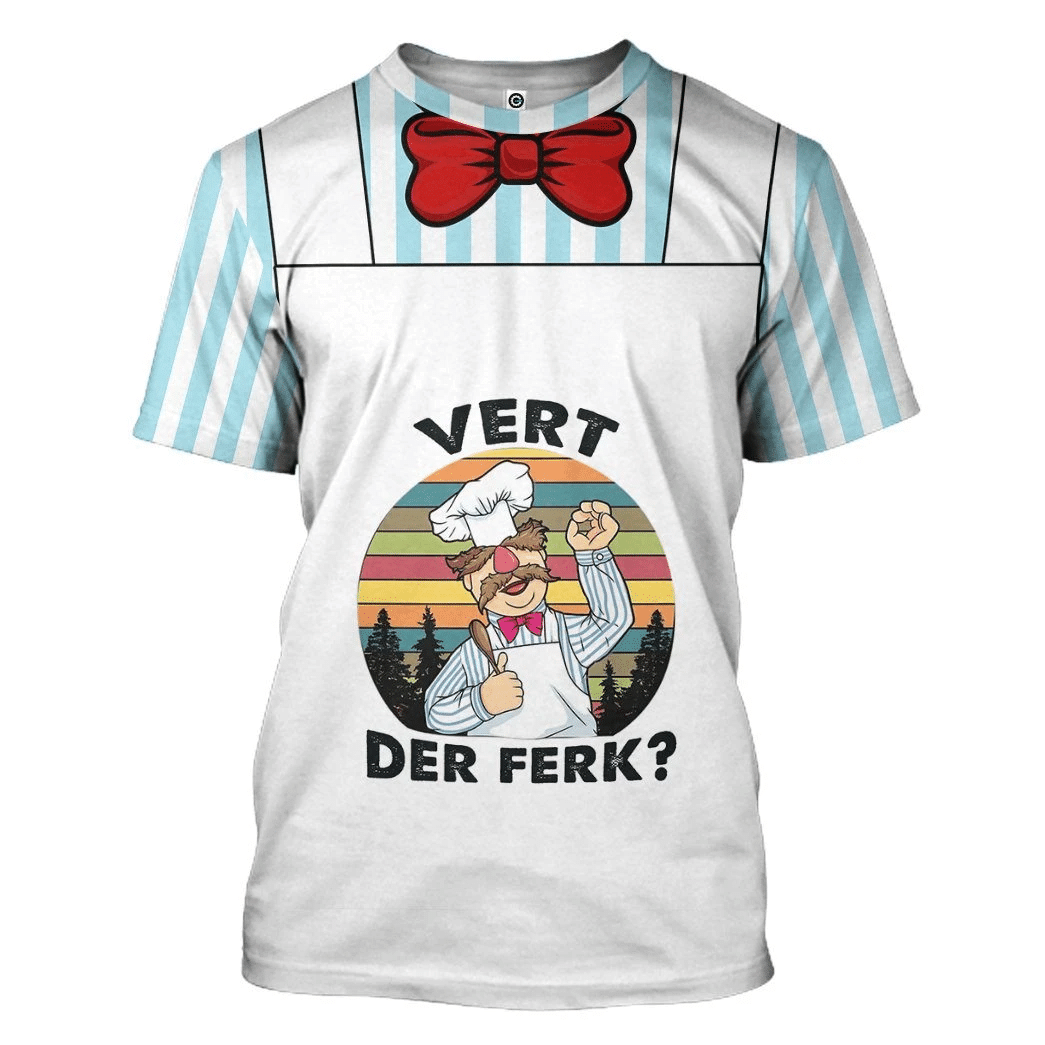 Swedish Chef Custom Cosplay Hoodie QT210128Tf