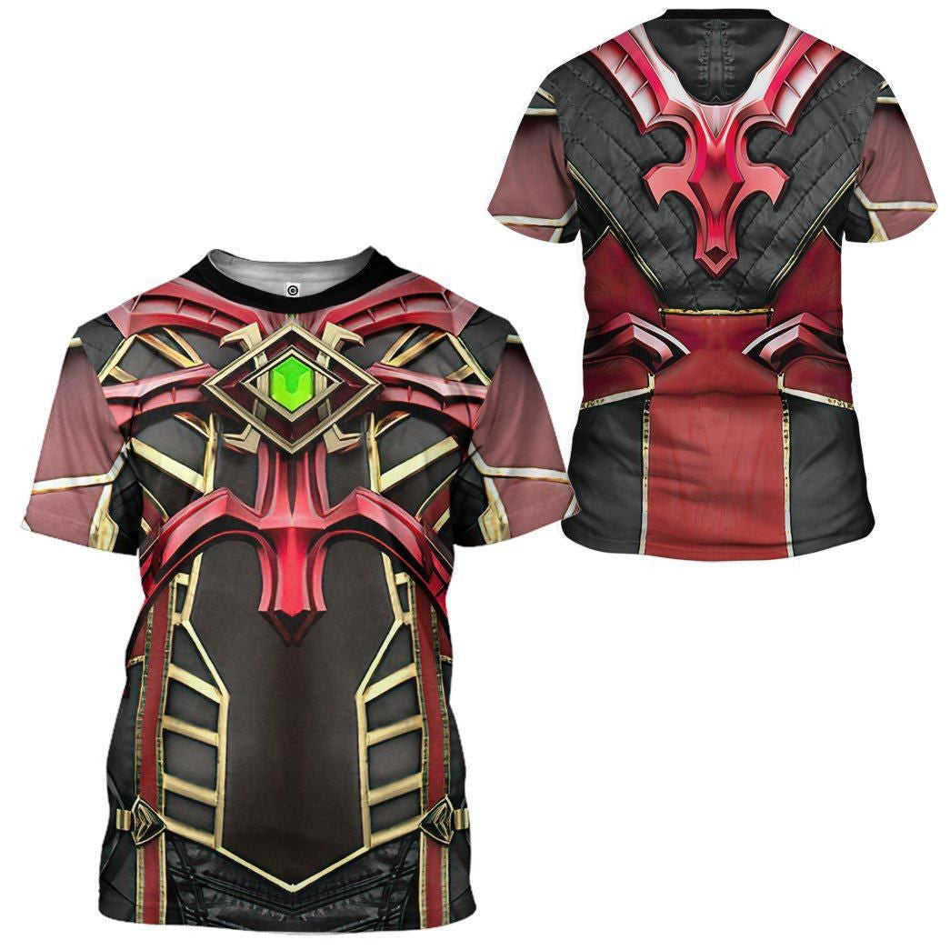 Mortal Kombat Ermac Custom Cosplay Costume Hoodie QT211247Tf