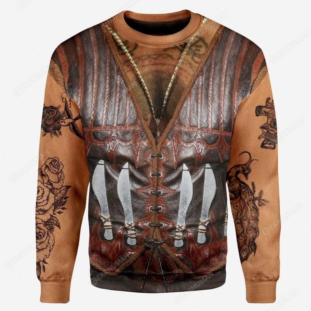 Custom Cosplay Costume Danny Trejo Zip Hoodie Sweatshirt QT302506Hg