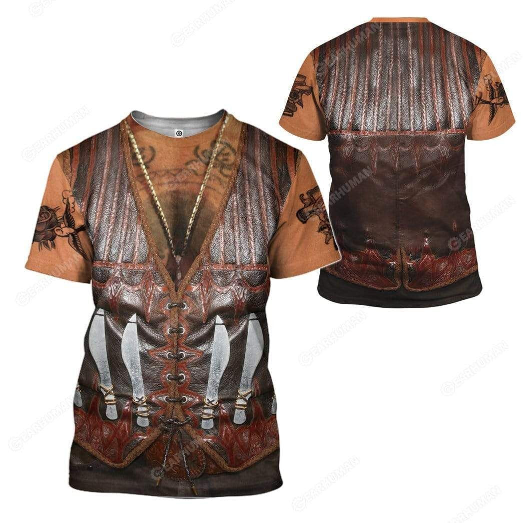 Custom Cosplay Costume Danny Trejo Zip Hoodie Sweatshirt QT302506Hg