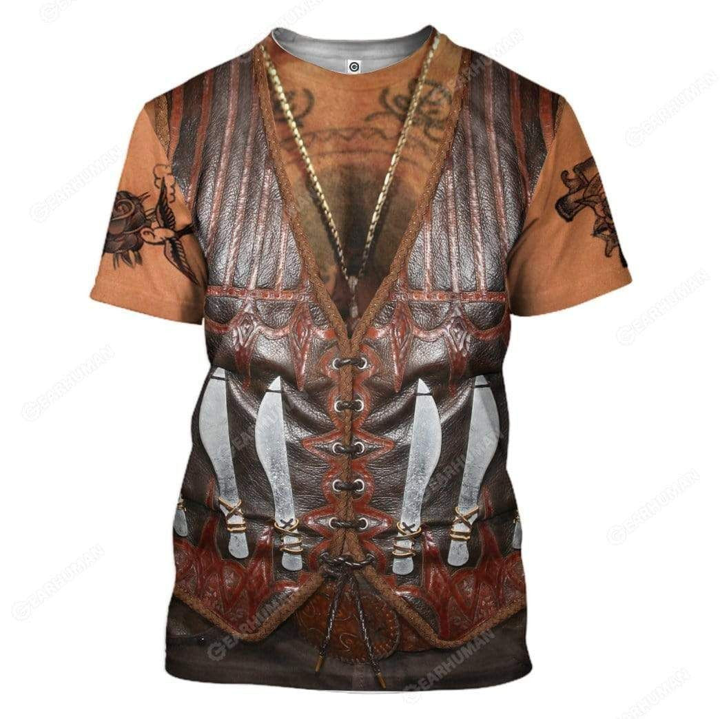 Custom Cosplay Costume Danny Trejo Zip Hoodie Sweatshirt QT302506Hg