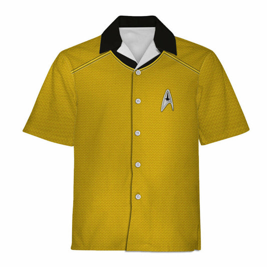 SaTr Into Darkness Gold Cool Hawaiian Shirt