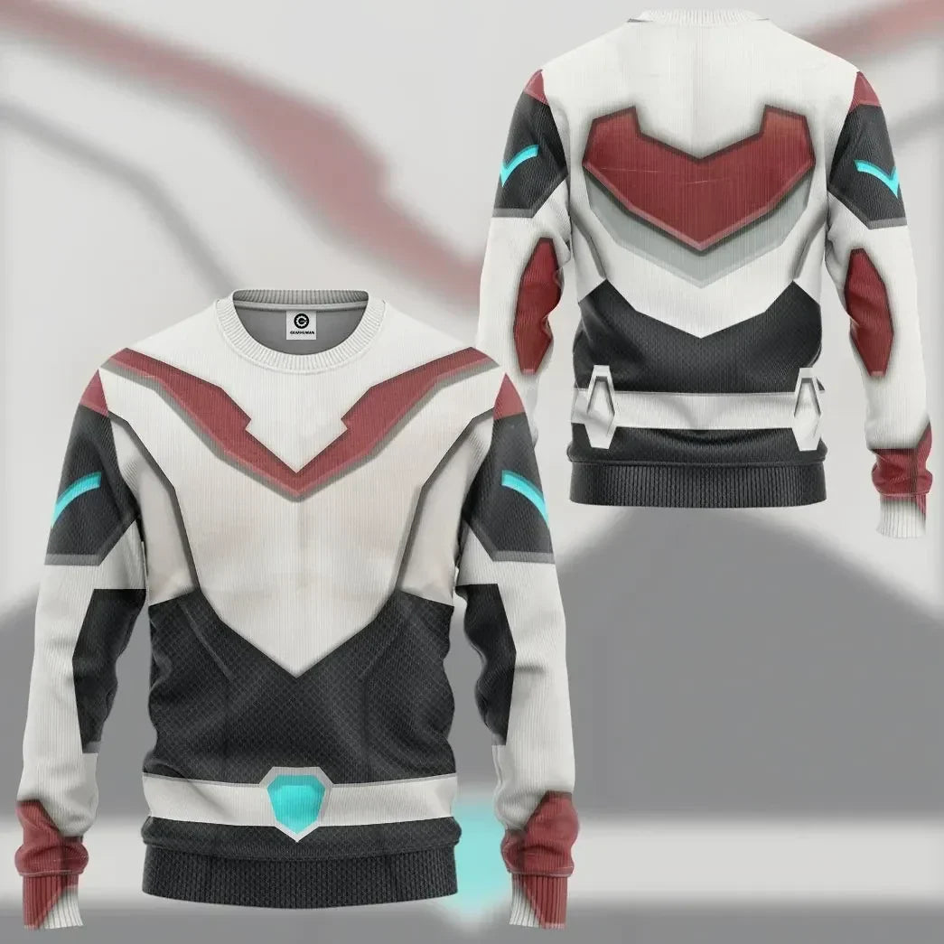 Voltron Legendary Defender Keith Kogane Armor Cosplay Costume Tshirt Hoodie QT210471Hc