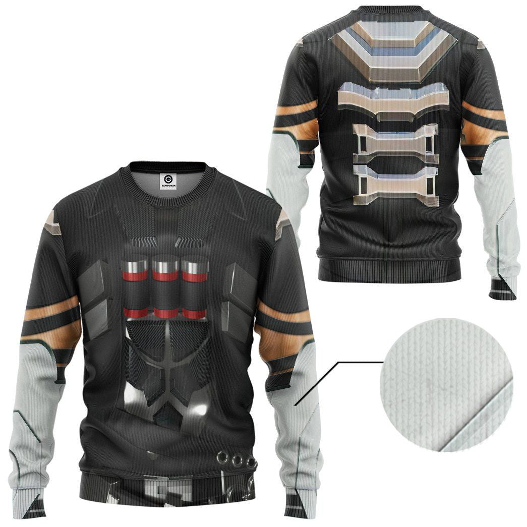 Reaper Overwatch Custom Cosplay Costume Hoodie QT308934