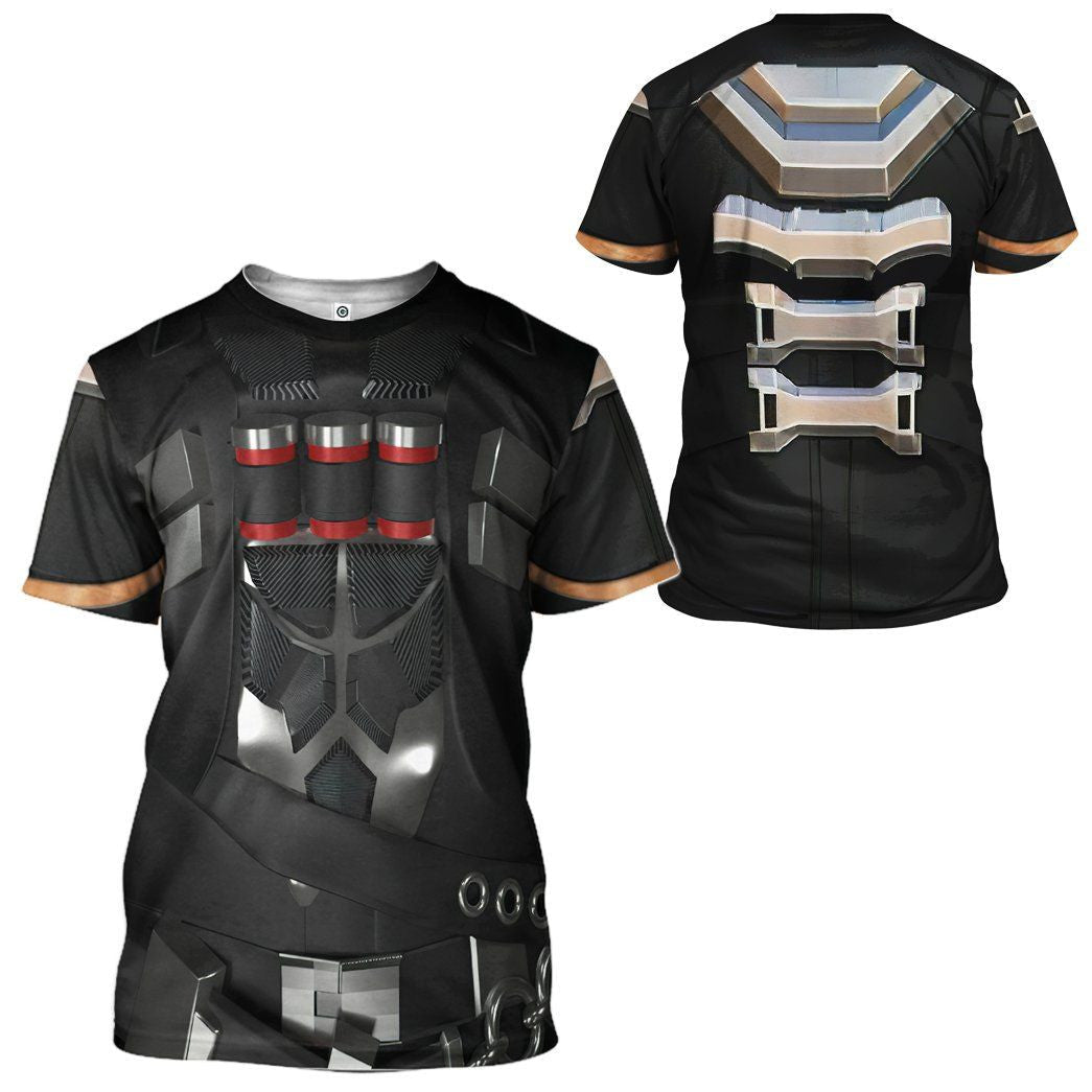 Reaper Overwatch Custom Cosplay Costume Hoodie QT308934