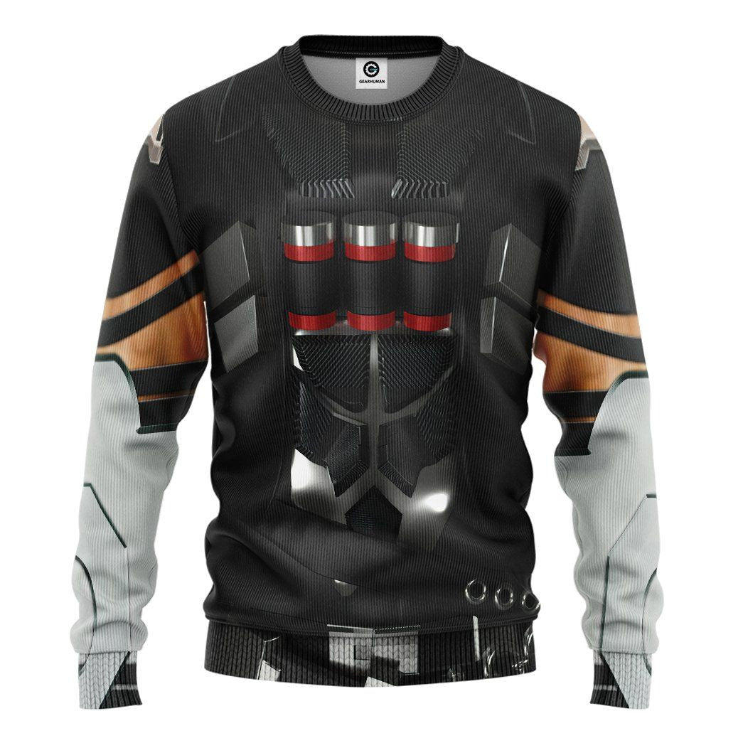 Reaper Overwatch Custom Cosplay Costume Hoodie QT308934