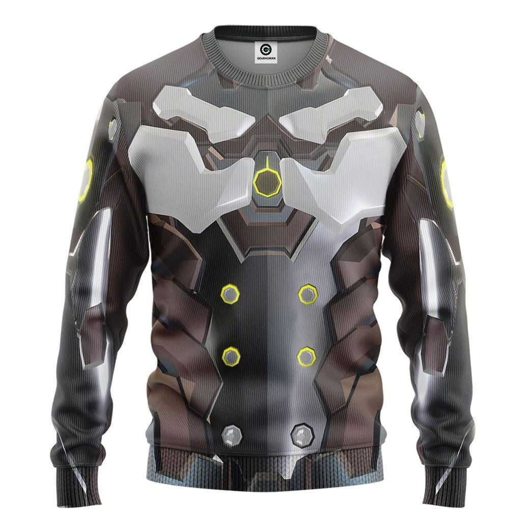 Genji Overwatch Custom Cosplay Costume Hoodie QT209448Hf