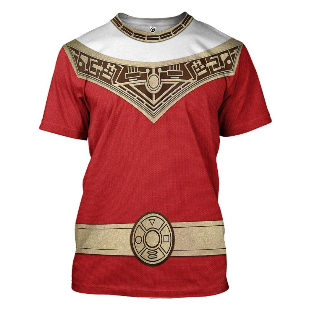Power Rangers Zeo Red - Cosplay Costume Hoodie QT309032